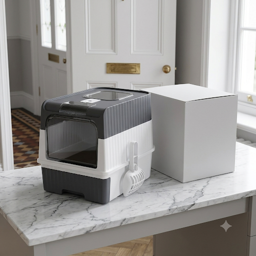 Hooded Cat Litter Box