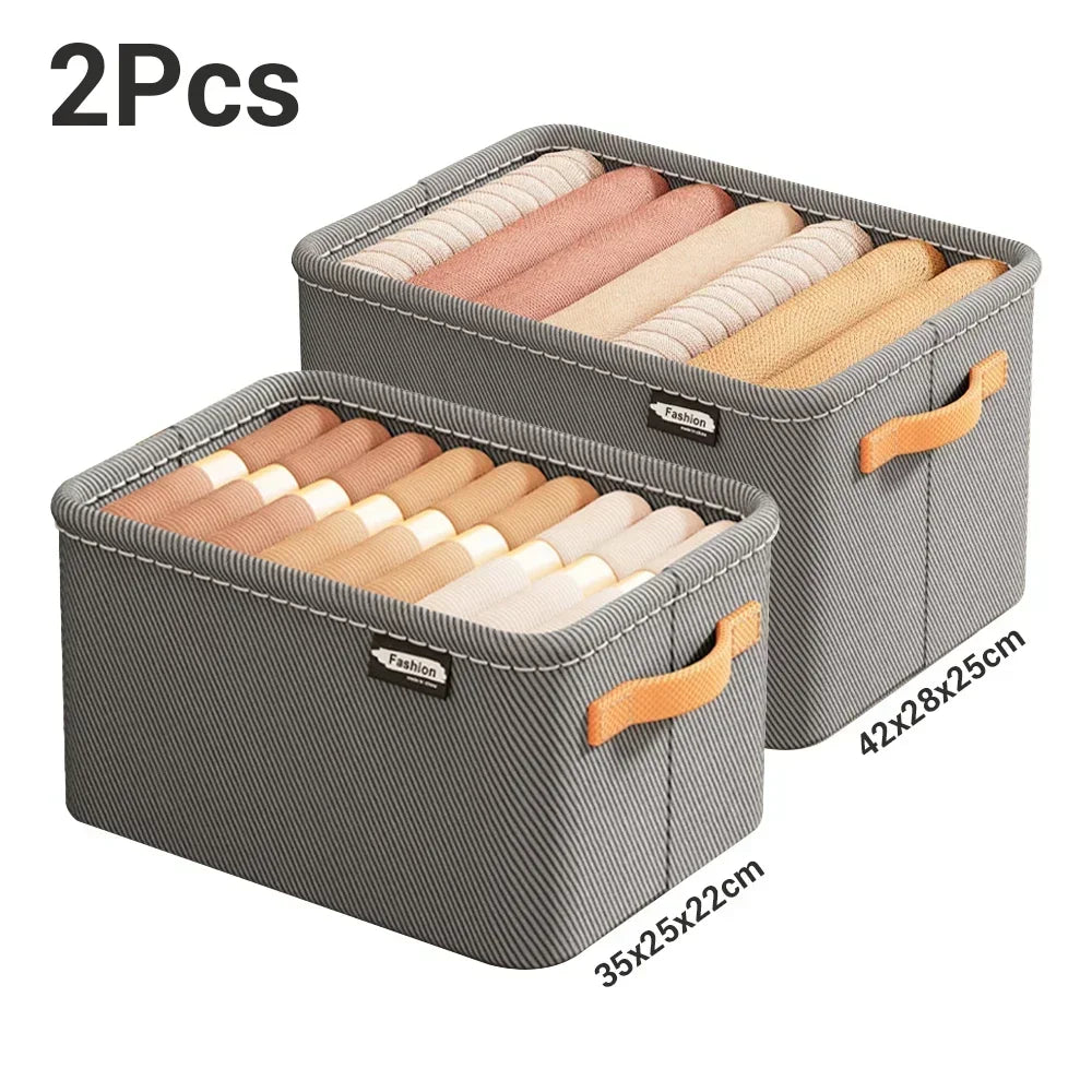Foldable Fabric Storage Organiser with Handles