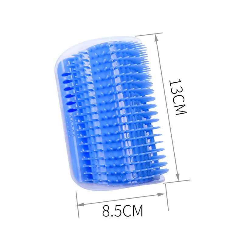 Corner Self-Groomer Massage Brush for Cats