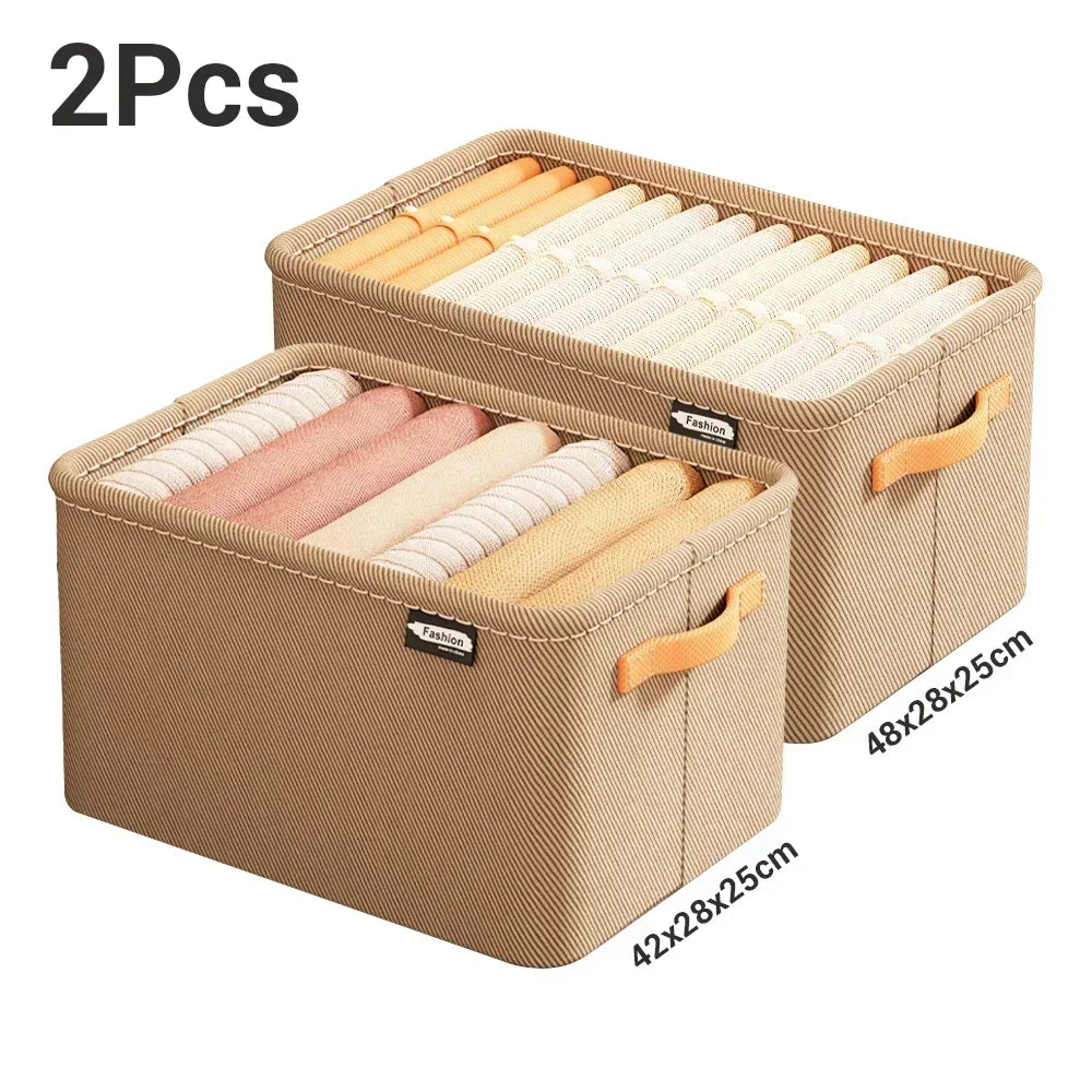 Foldable Fabric Storage Organiser with Handles