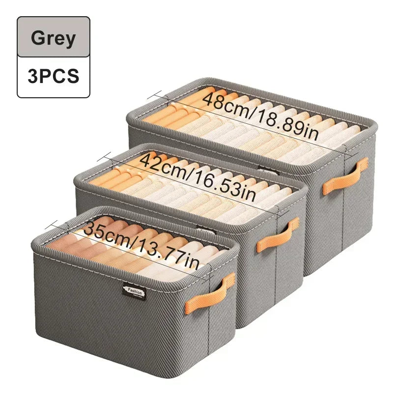 Foldable Fabric Storage Organiser with Handles