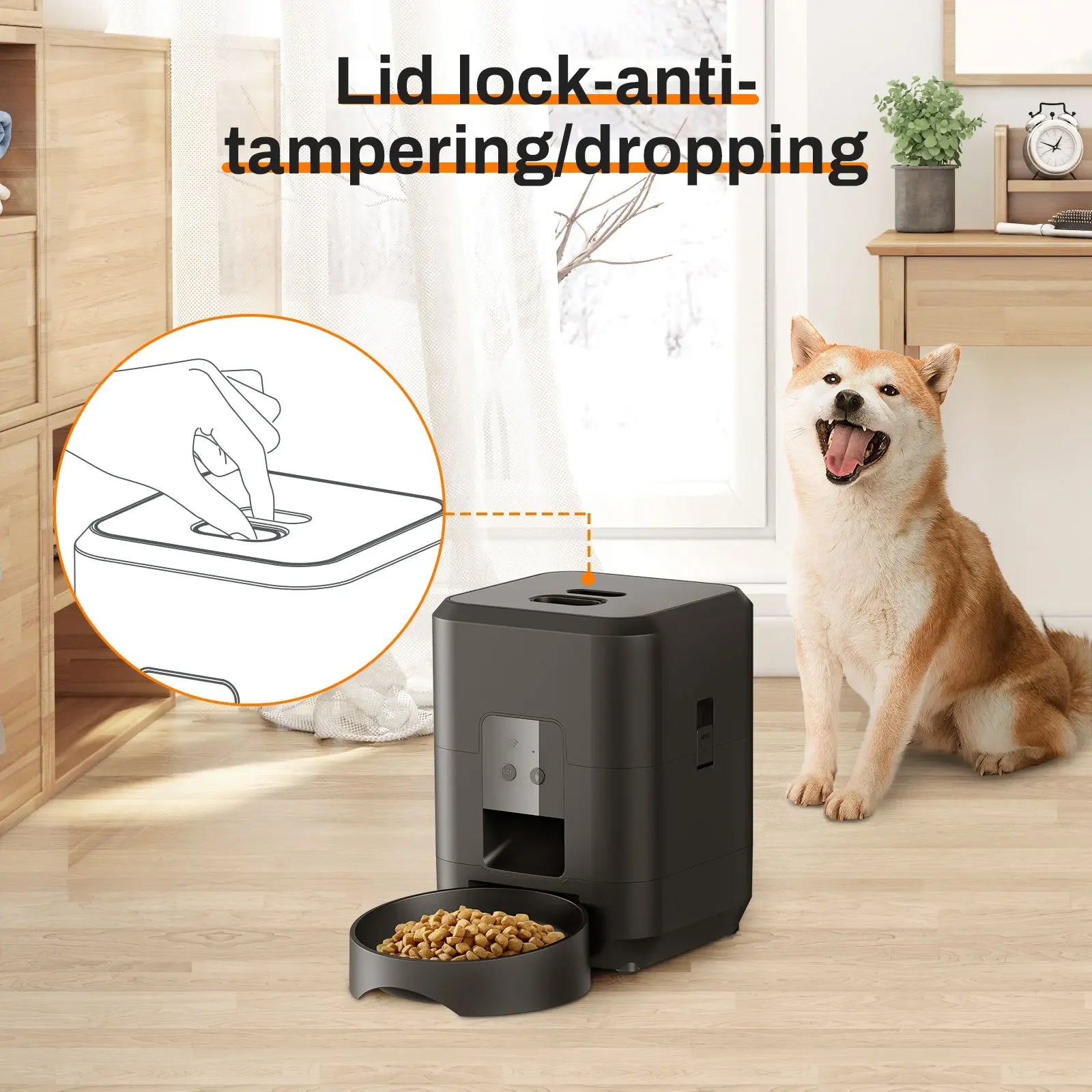 AuraSmart Automatic Pet Food Dispenser