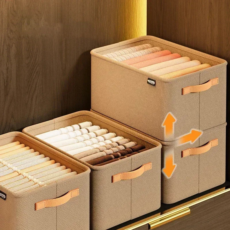 Foldable Fabric Storage Organiser with Handles