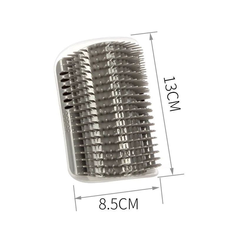 Corner Self-Groomer Massage Brush for Cats