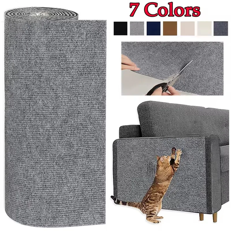 Self-Adhesive Sofa Protector & Scratch Mat for Cats