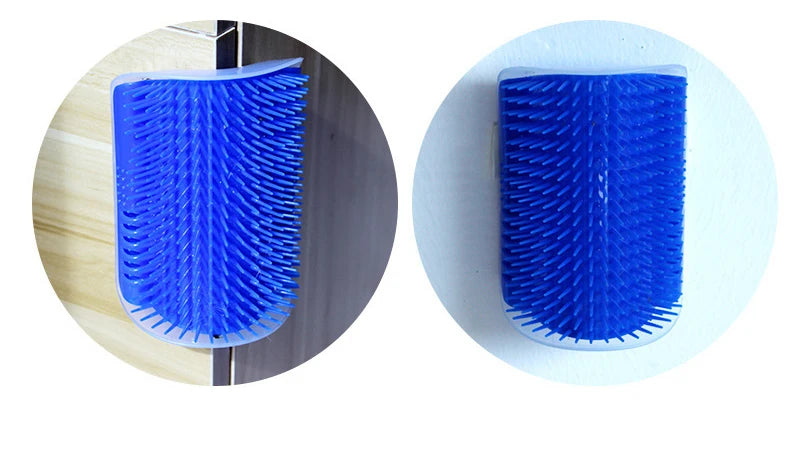 Corner Self-Groomer Massage Brush for Cats