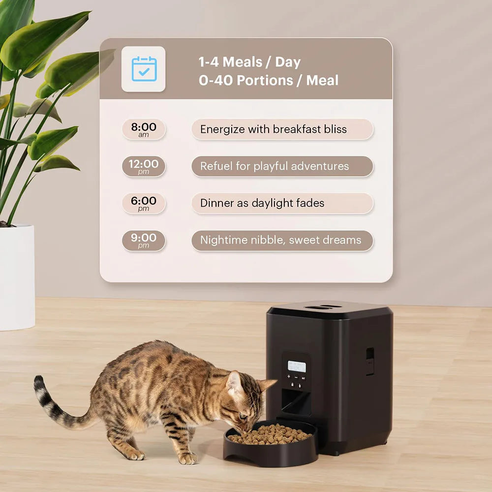 AuraSmart Automatic Pet Food Dispenser