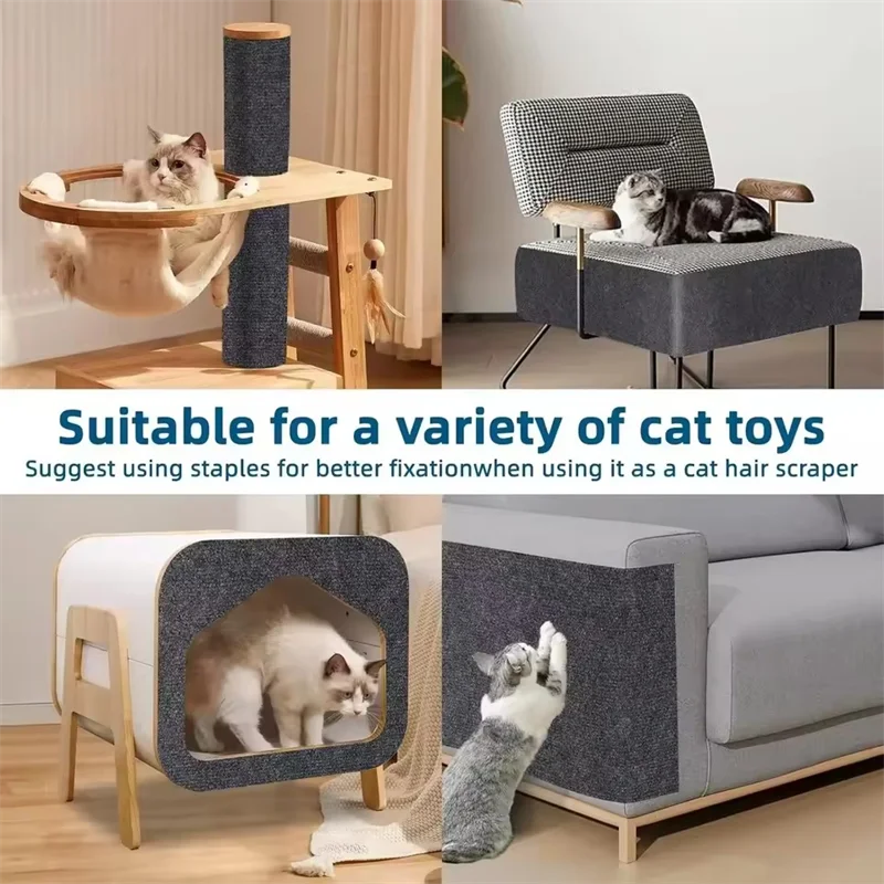 Self-Adhesive Sofa Protector & Scratch Mat for Cats
