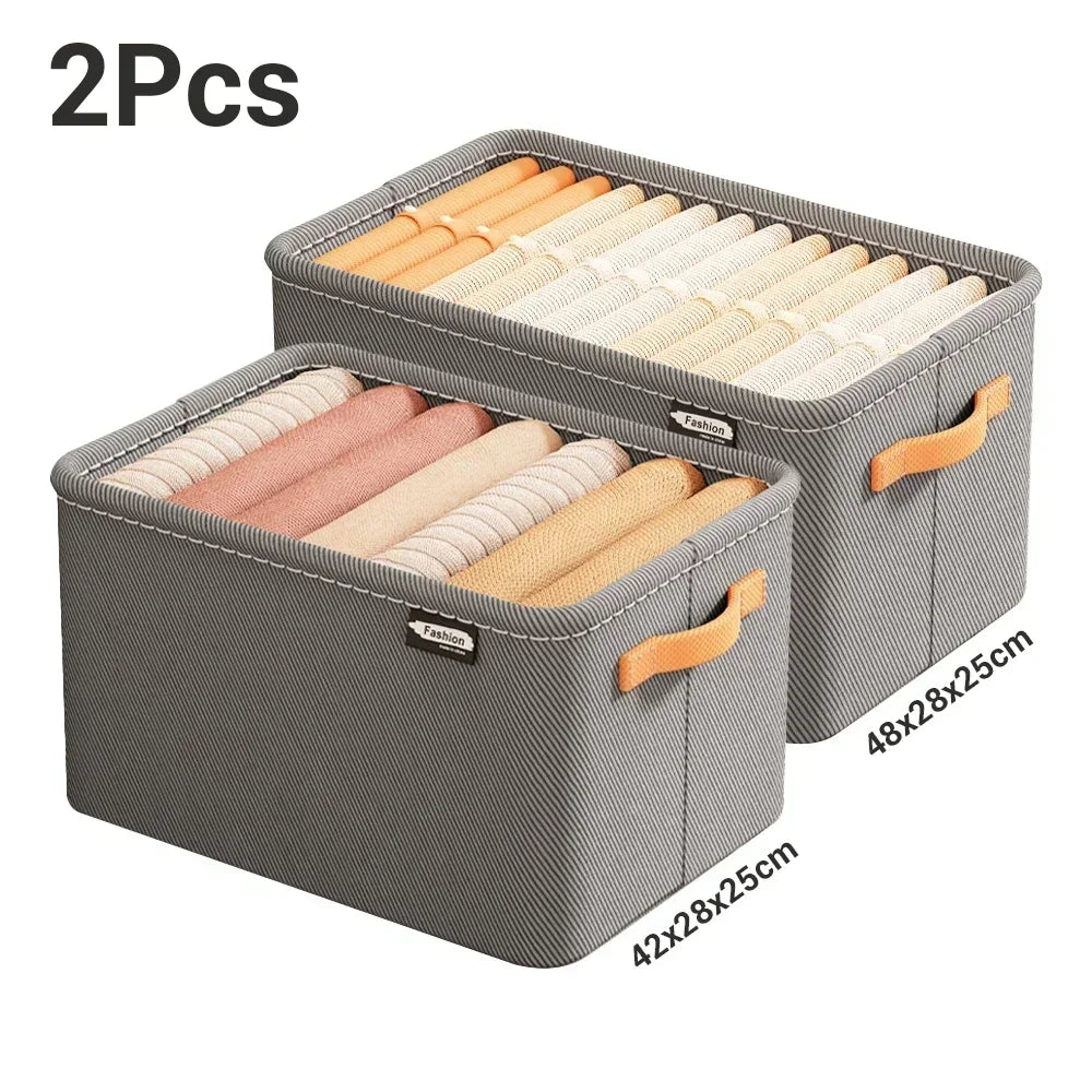 Foldable Fabric Storage Organiser with Handles