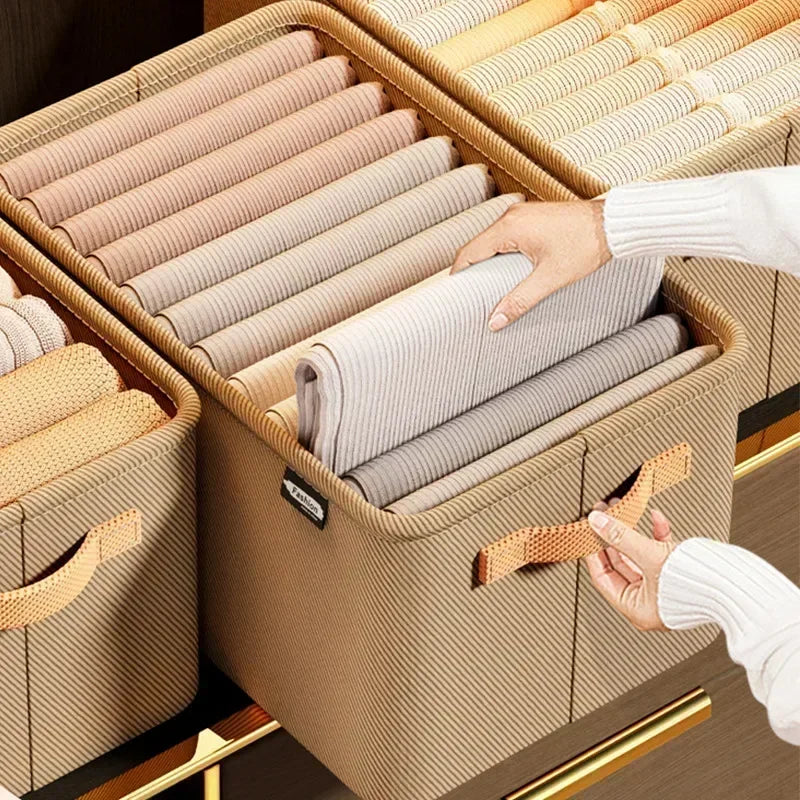 Foldable Fabric Storage Organiser with Handles