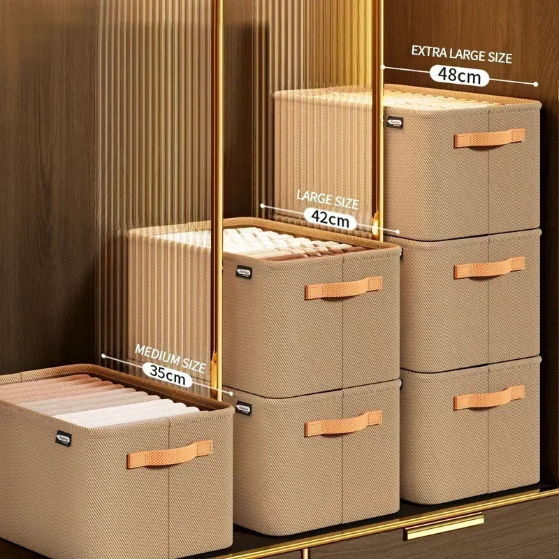 Foldable Fabric Storage Organiser with Handles