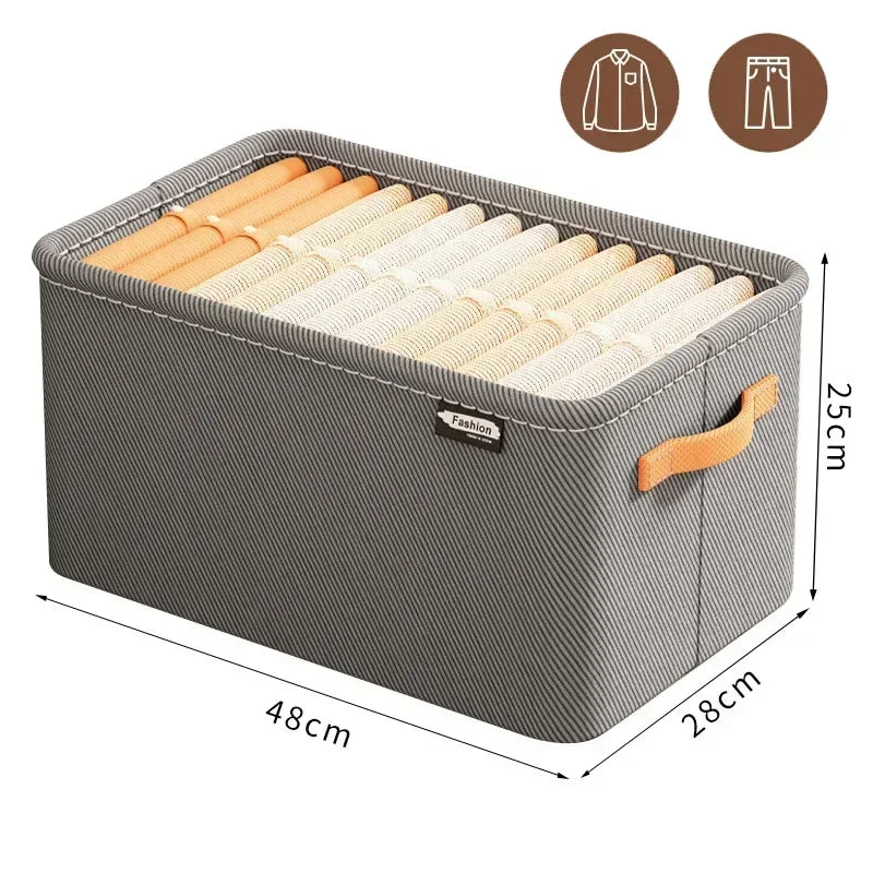 Foldable Fabric Storage Organiser with Handles