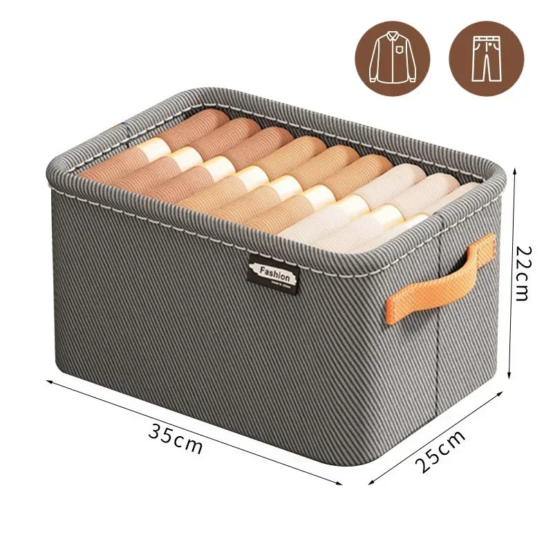 Foldable Fabric Storage Organiser with Handles