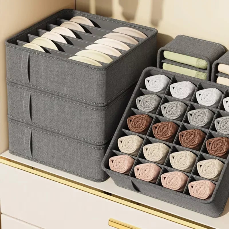 Foldable Wardrobe & Drawer Organizer Set