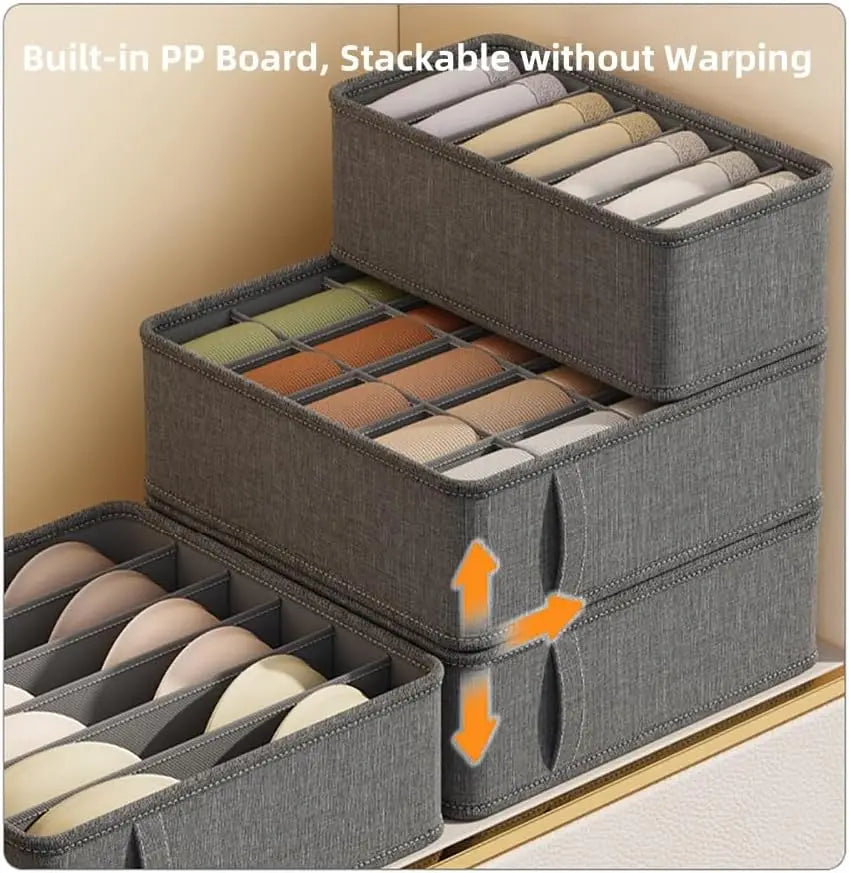Foldable Wardrobe & Drawer Organizer Set