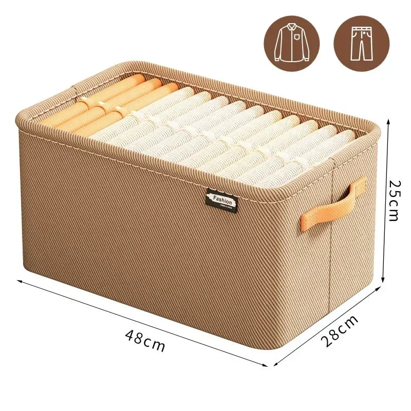 Foldable Fabric Storage Organiser with Handles