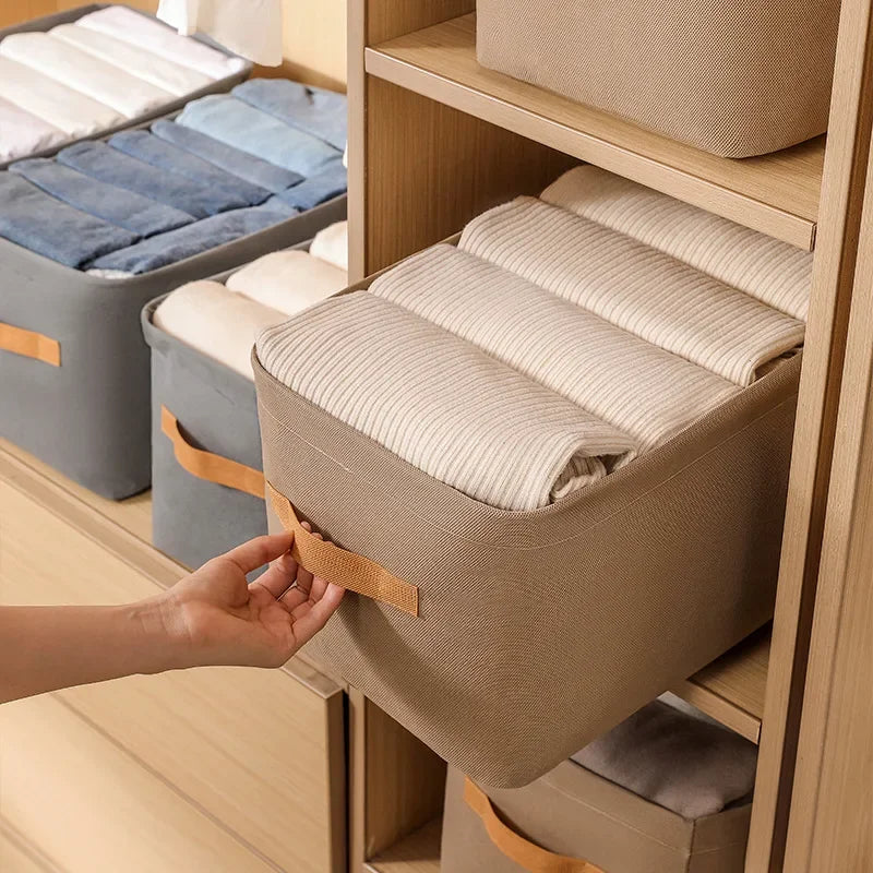 Foldable Fabric Storage Organiser with Handles