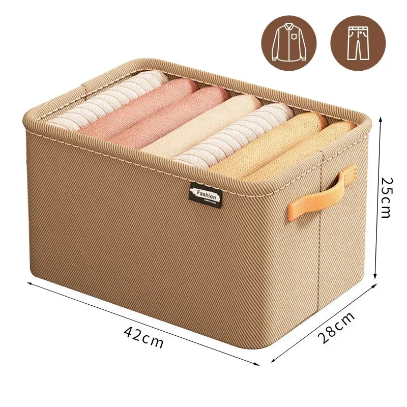 Foldable Fabric Storage Organiser with Handles