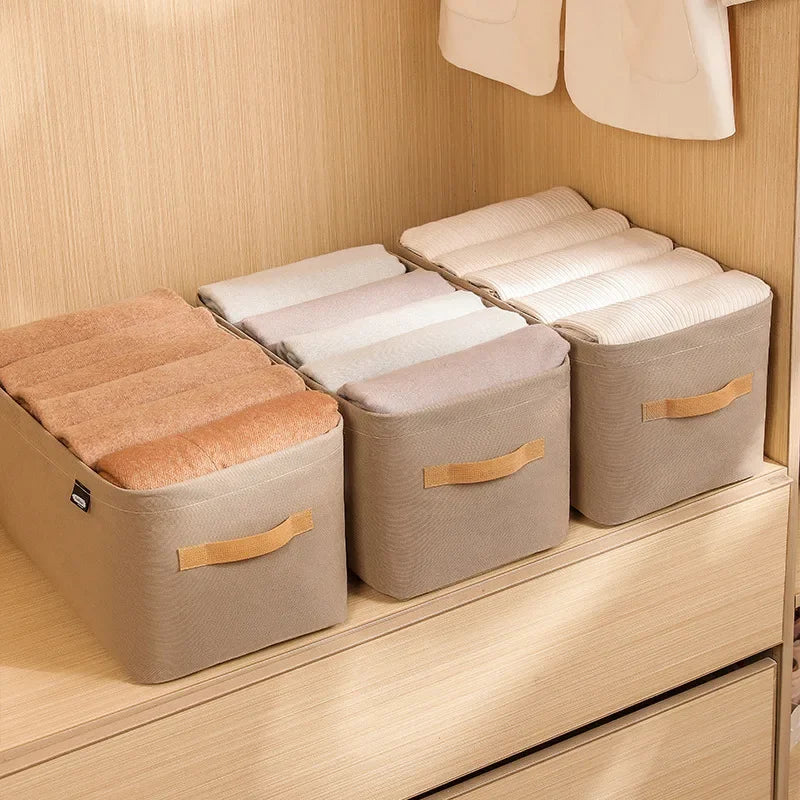 Foldable Fabric Storage Organiser with Handles