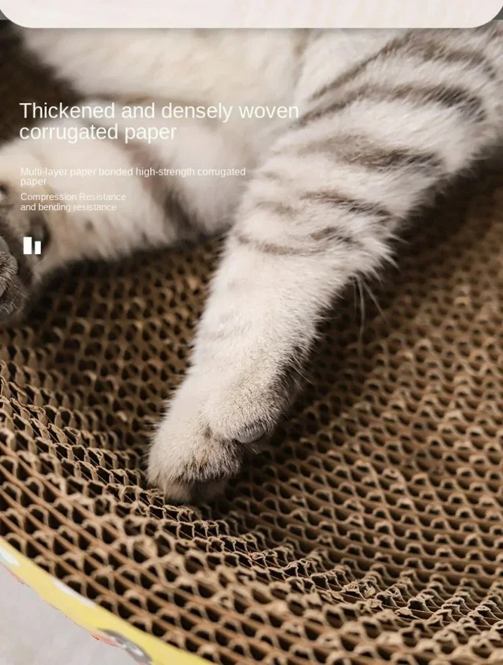 Interactive Cat Play Board with Puzzle Holes