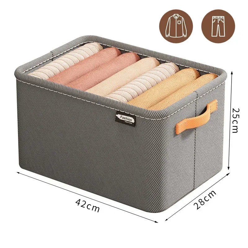 Foldable Fabric Storage Organiser with Handles