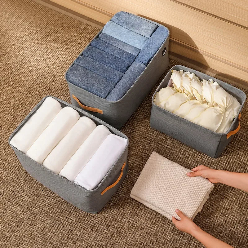 Foldable Fabric Storage Organiser with Handles