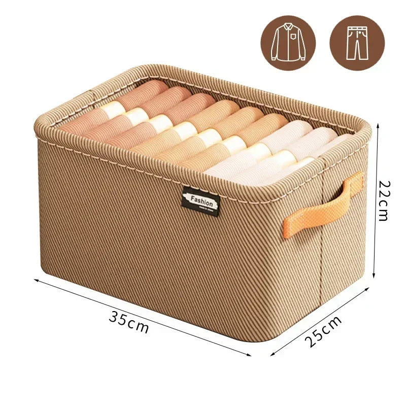 Foldable Fabric Storage Organiser with Handles